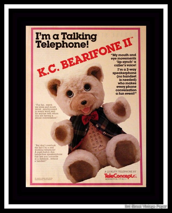 talking teddy bear speaker phone