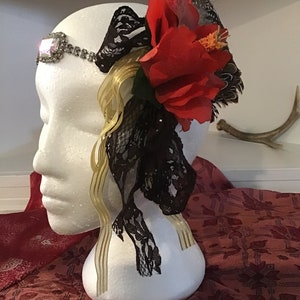 Autumn glam fascinator