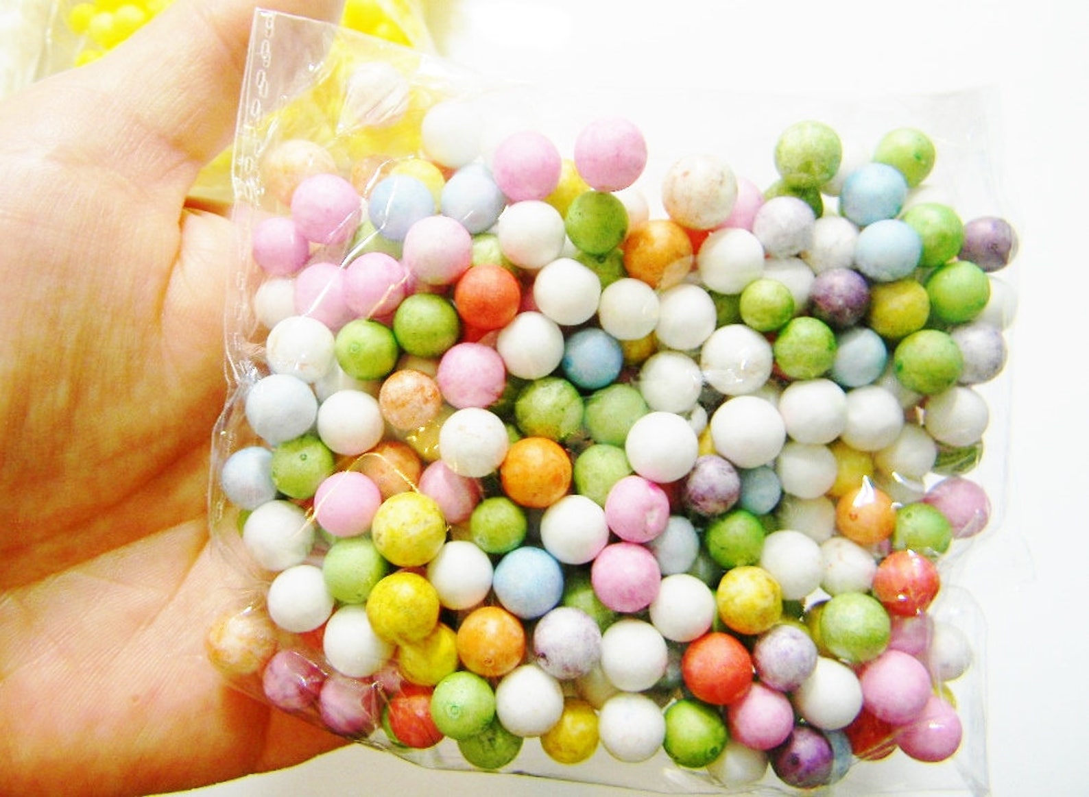 SALE Mini Styrofoam Balls 7 8 9mm Polystyrene Filler Foam Ball Beads ...