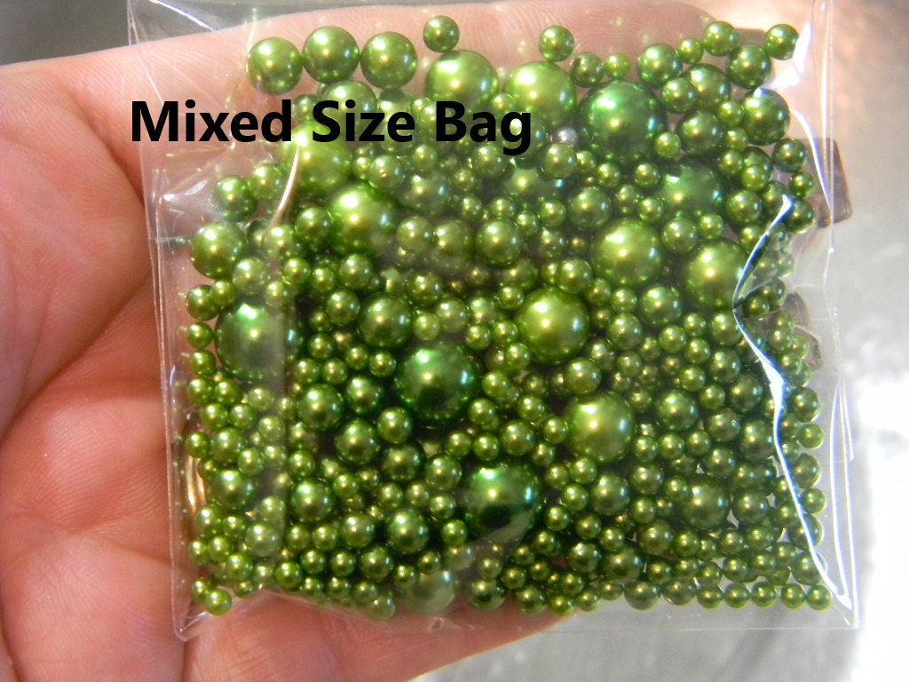 Round Non-peeling ABS Pearls with Holes in 2023