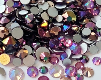 Luxury Bling Mix #11 Flatback Glass Rhinestones Assorted Colors & Sizes Nonhotfix Bling Faceted ss6 ss12 ss16 ss20 ss30 LBM11