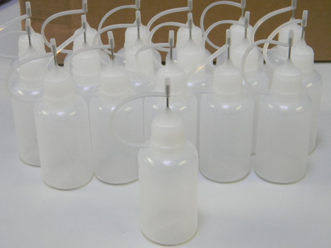 Squeezable Bottle W. Nozzle And Cap 10 ml - 5 pcs