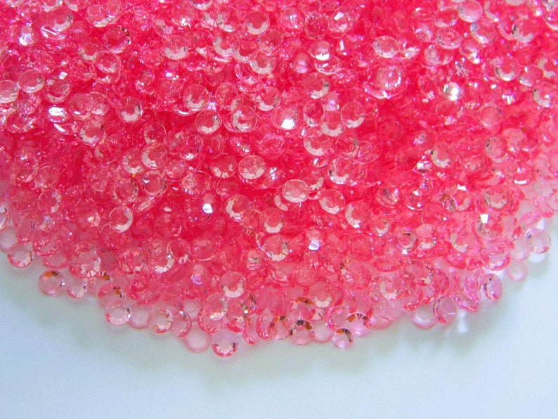 Pink Translucent Bar Clearance TRANSPARENT SOLID Light Pink Flatback Resin Rhinestones With ...