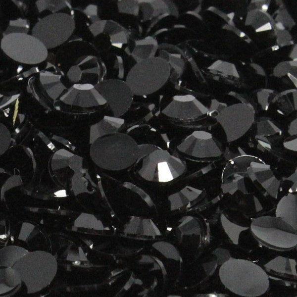 1000 4mm Black Flatback Resin Rhinestones ss16 High Quality 14 Facets DIY Deco Bling Scrapbooking Embellishments