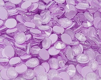 CLEARANCE LIGHT PURPLE Glass Rhinestones Flatback Nonhotfix Bling Choose Size SS6/10/12/16/20/SS30