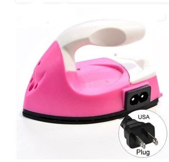 MINI IRON Hot Pink Perfect for Crafting Hotfix Appliques Rhinestones Heat  Press 