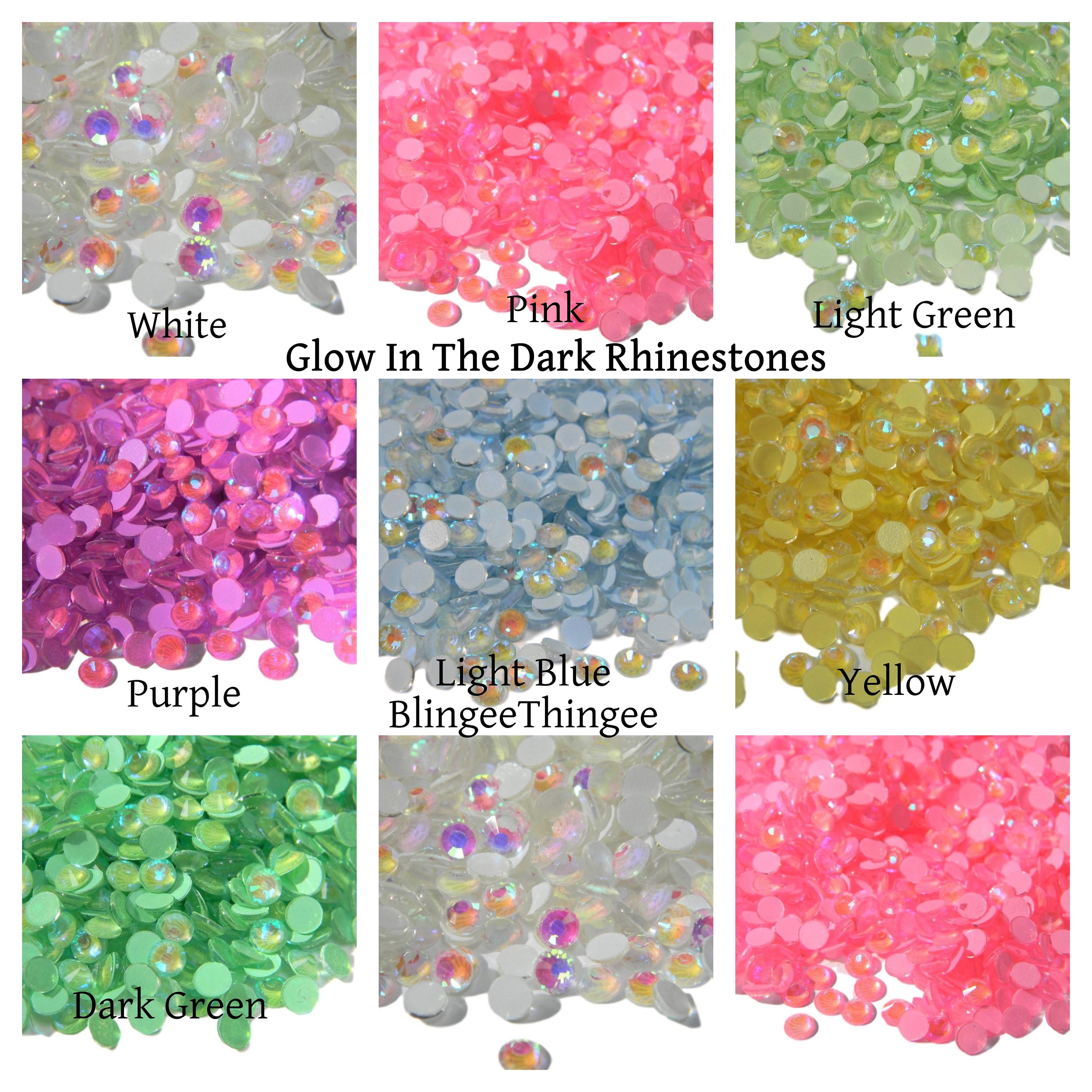 Glue for Hot Pink and Purple Rhinestones for Crafts Clothes Nails Clothing Fabric Shoes Tumblers, Flatback Pink Purple AB Rhinestones Kit Bedazzle