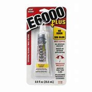 8 Pack: E6000 Plus Crystal Clear All-Weather Adhesive, Size: 0.9