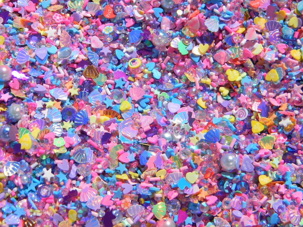 Sparkling Shells SPARKLY SPRINKLE Mix #127 SEA Shells Mermaid Fake Sprinkles Glitter ...