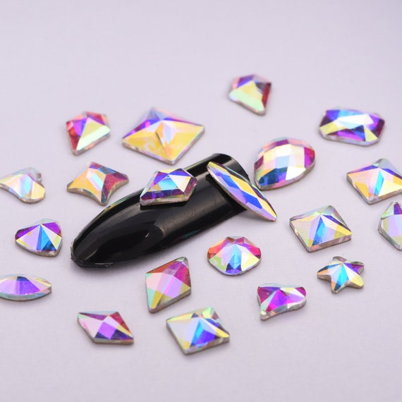 1000 5mm Crystal AB Flatback Resin Rhinestones ss20 High Quality DIY Deco  Bling Kit Kawaii Decoden Supplies