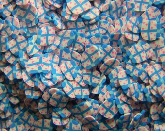 Small PRESENTS Fake Sprinkles Slices Polymer Clay Kawaii Decoden DIY Slime Filler Add Ins Deco Toppings Arts and Crafts 3d Nail Art