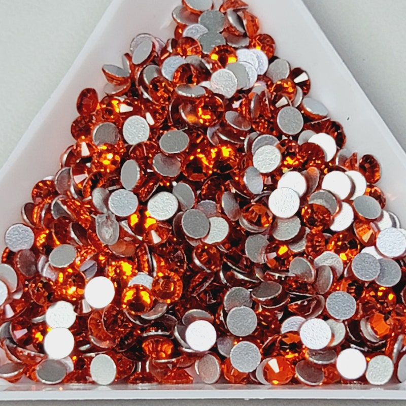 Orange Rhinestone - Etsy