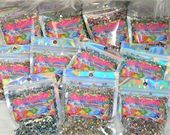 BULK RESIN AB Flatback Rhinestones Choose Color Size  3mm 4mm 5mm 6mm Bling Embellishments NonHotfix  ss12 ss16 ss20 ss30