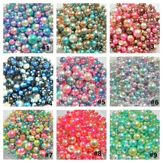 No Hole Beads Round Diy Slime Filler Vase Decorative Fish Bowl Etsy