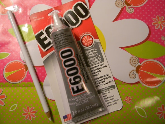 E6000 and Wax Pencil Rhinestone Picker Pencil 2 fl oz Industrial Strength Craft Adhesive DIY Deco Kit Decoden Supplies