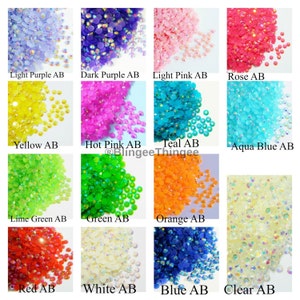 Choose Color 1000 5MM Jelly AB Flatback Resin Rhinestones SS20 Round Embellishments Craft Supplies Diy Deco Bling Kit Candy Cabs