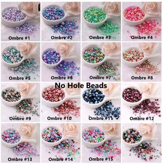 NO HOLE Beads Round Diy Slime Filler Vase Decorative Fish Bowl
