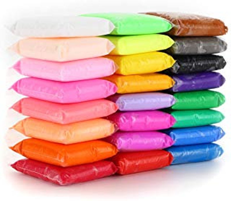 24 Pack Soft Air Dry Clay No Bake Clay for Butter Slime Kawaii Etsy
