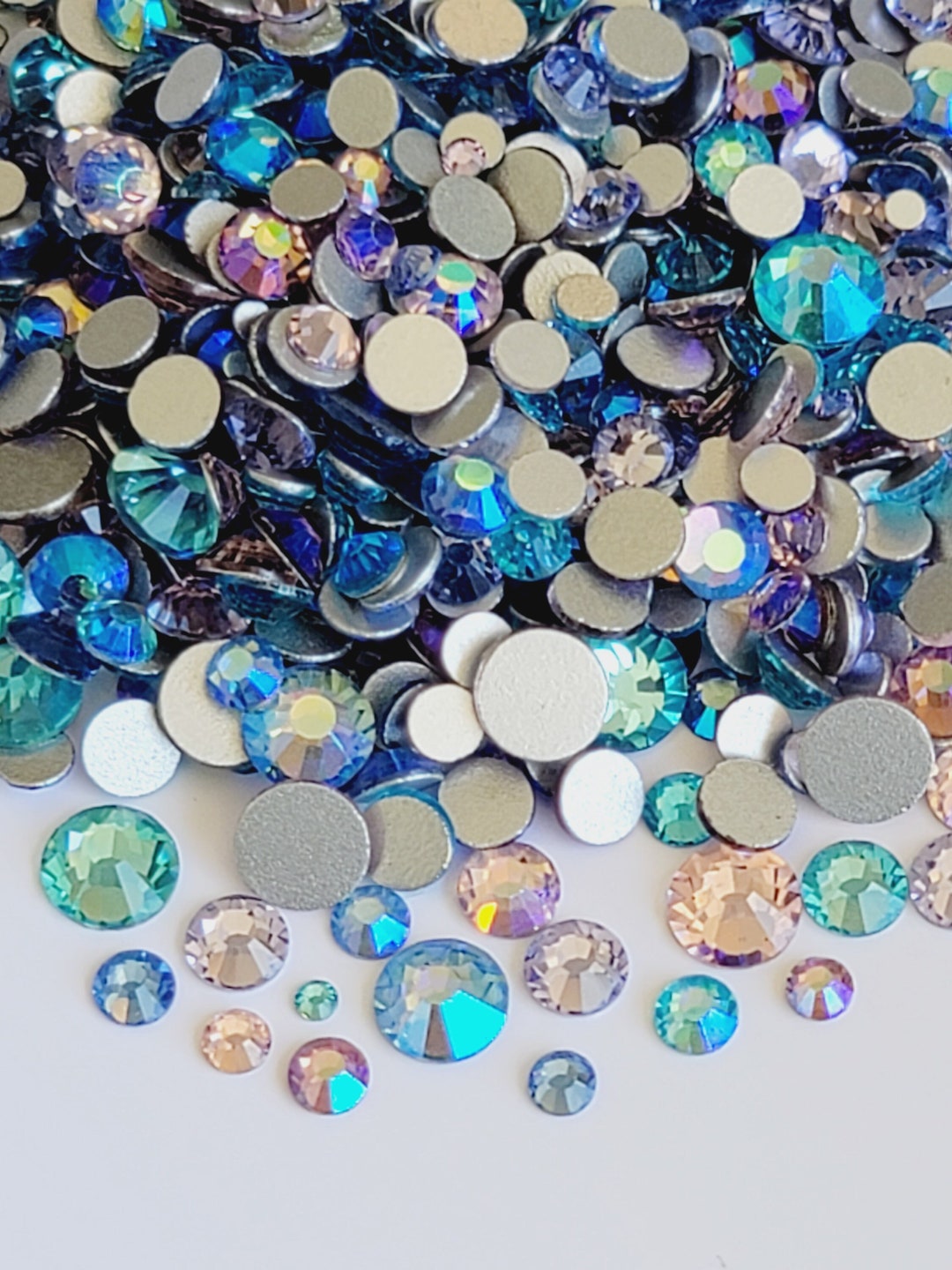 Luxury Bling Mix #12 Flatback Glass Rhinestones Assorted Colors & Sizes ...
