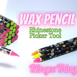 Sale 1 Piece Wax Pencil Rhinestone Picker Tool DIY Deco Bling Tool Craft Supplies Nail Art