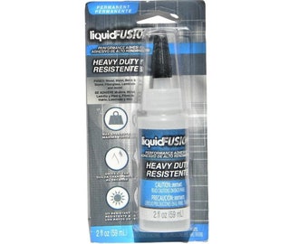 LIQUID FUSION 2 Oz Clear Urethane Adhesive Bottle Permanent Heavy Duty  Dries Clear Indoor Outdoor Use -  Israel