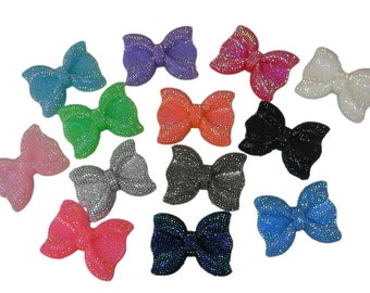 CLEARANCE Big Bows Flatback Resin Kawaii Cabochon DIY Deco Decoden Embellishments Craft Supplies 52mm Choose Color 1 Piece