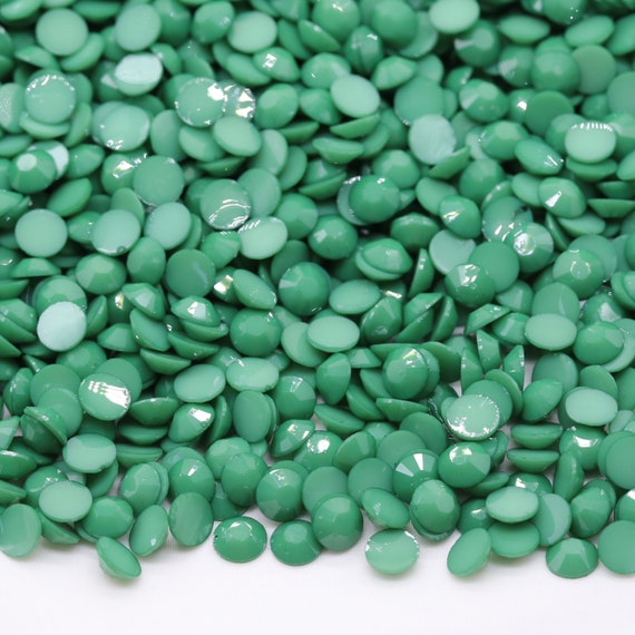 Transparent Light Green Rhinestones Jellies 2mm - 6mm You pick Size