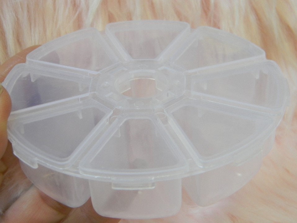 Round Bead Containers 25 Pack Plastic Bead Containers 1 Inch