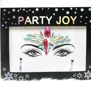 Face Gems Rhinestone Stickers Peel off and Stick Bling DIY Halloween Costume Rave Clubs Masquerade Party Crafts Decoration Makeup #2