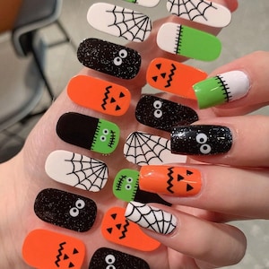 Nail Wraps Halloween 16 Nail Art Strips Stickers 540338