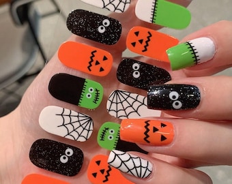 Nail Wraps Halloween 16 Nail Art Strips Stickers 540338
