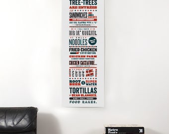 Parks and Recreation Print // Tom Haverford // Apps and Zerts Poster // 8" x 24" // 12" x 36"