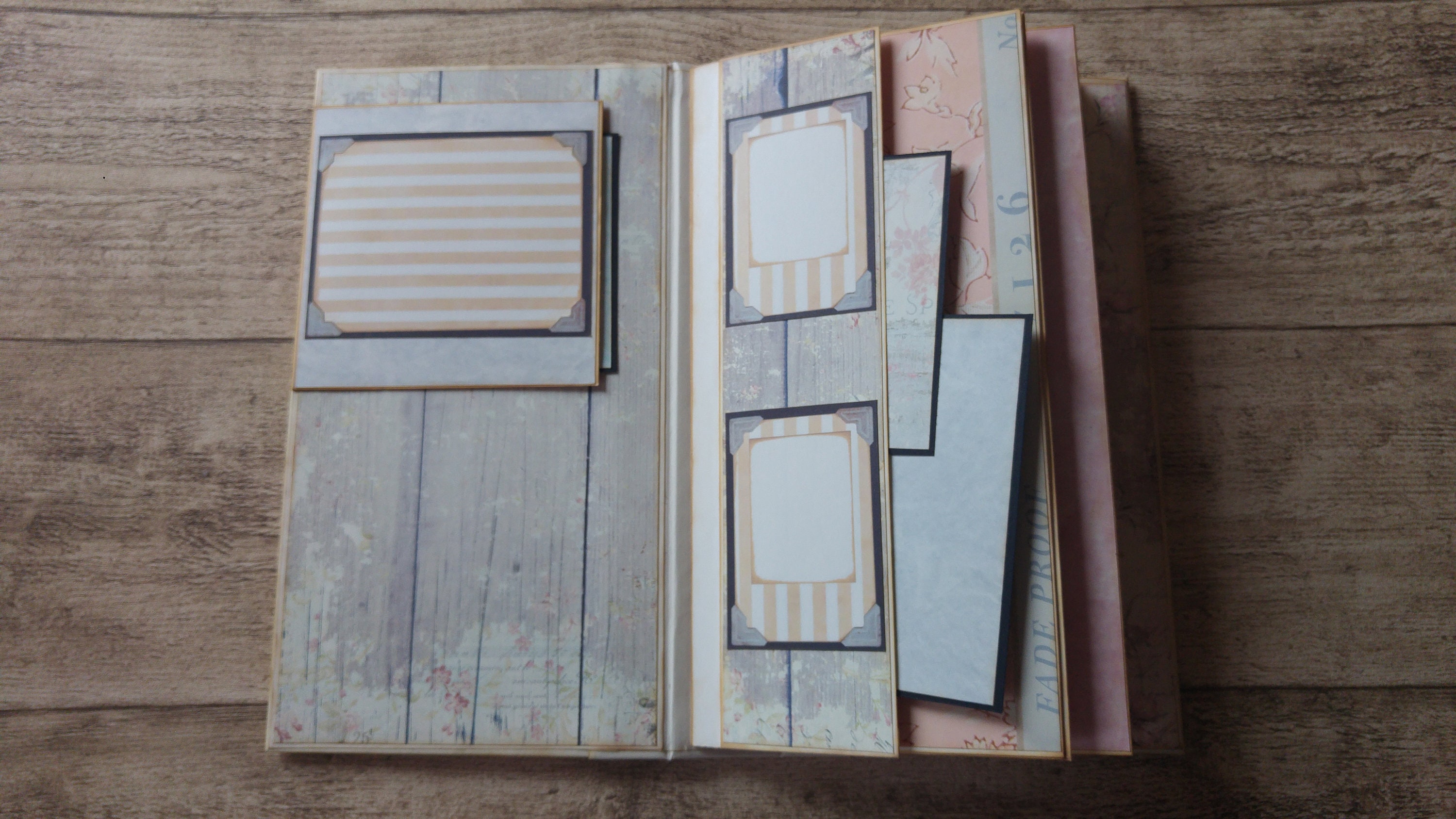 Large Photo Album With Photo Mats Size 25.5 X 14 Cm Etsy