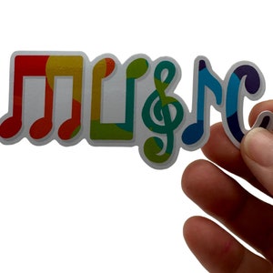 Rainbow Music Sticker