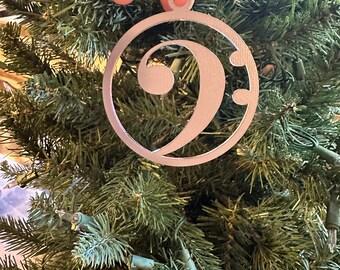 Bass Clef Ornament