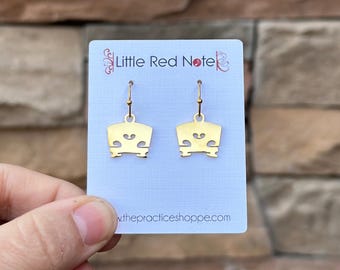 Violin Bridge Dangle Earrings