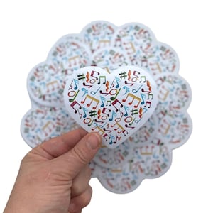 Music Heart Sticker