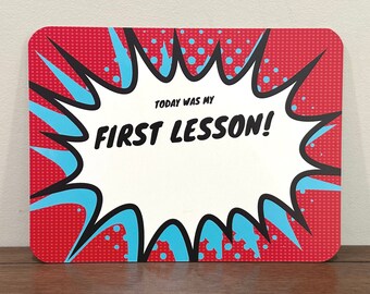 First Lesson Whiteboard