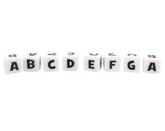 Musical Alphabet Dice, set of 8, 16mm