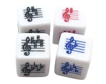 Key Signature Dice Treble Clef