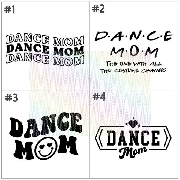 Dance Mom Iron On Decal | Dance Iron On | Dance Mom | Custom Dance Patch | Dance SVG | Dance Vinyl Decal | Dance Shirt Iron On | Dance Mom