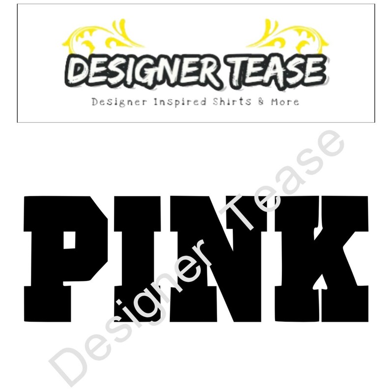 PINK Iron on Transfer Pink Decal Pink Iron on Decal PINK Etsy