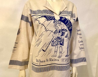 Rare Vintage 80s Morton Salt Girl Promo Shirt Chicago Dead Stock NOS w/Tags! XL