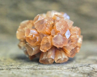 Aragonite Star, Raw Aragonite Cluster, Natural Aragonite Sputnik, Aragonite Crystal Cluster, Sacral Chakra Stone, Orange Crystal Aragonite