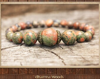 Women's Gemstone Bracelet, Mala Beads Armband, Feminine Armband, Wrist Mala, Yoga Mala Bracelet, Protection Armband, Women Yoga Jewelry Gift