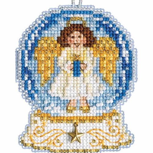 Mill Hill Pampas Santa Cross Stitch Ornament Kit - Beaded Christmas Craft 2019 Collection