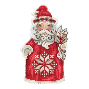 Nordic Santa Cross Stitch Kit Mill Hill 2019 Jim Shore JS201911