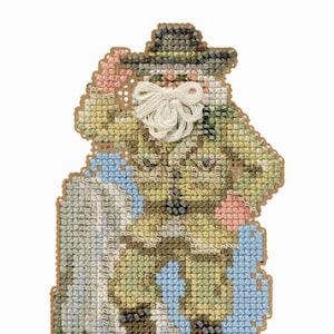 Yosemite Santa Cross Stitch Kit Mill Hill 2018 National Park Santas MH201833
