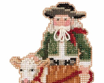 Mill Hill Counted Cross Stitch Ornament Kit 2.5X3.5-Mushroom House (14  Count) - 098063000877