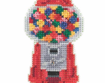 Gumball Machine Beaded Cross Stitch Kit Mill Hill 2020 Spring Bouquet MH182014